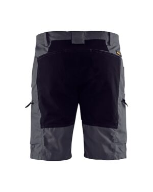 1449 Service Werkshort met Stretch Grijs/Zwart