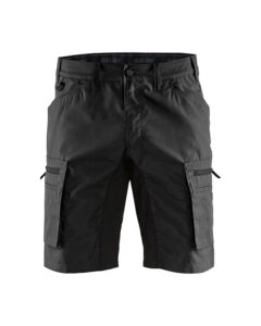 1449 Service Werkshort met Stretch Zwart