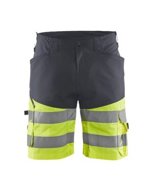 1541 High-Vis Werkshort met Stretch Grijs/Geel