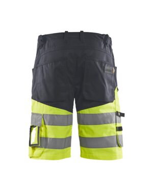 1541 High-Vis Werkshort met Stretch Grijs/Geel