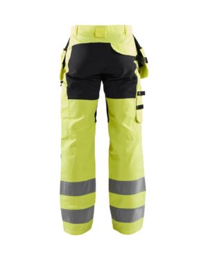 1522 High-Vis Werkbroek met Stretch Geel/Zwart