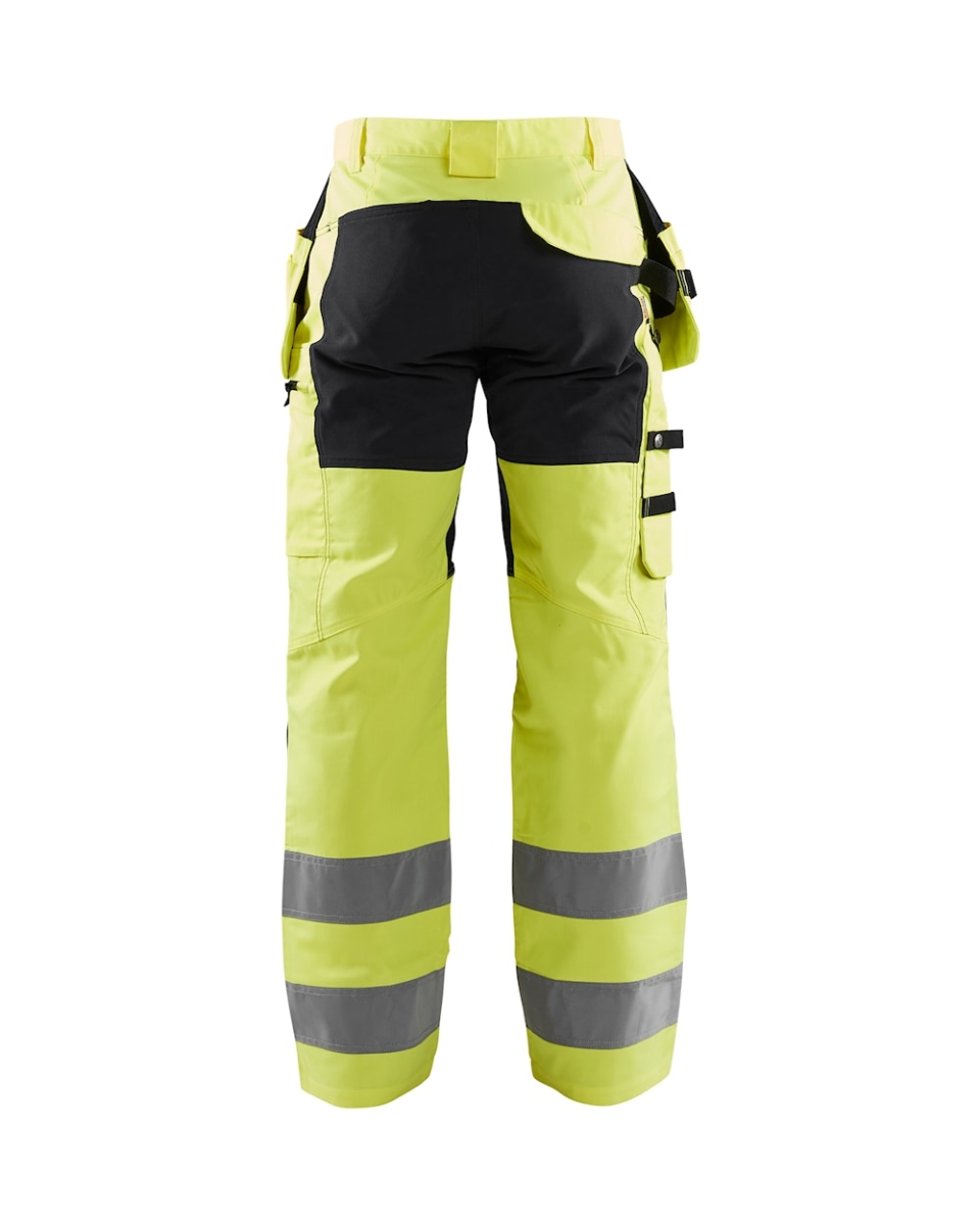 1552 High-Vis Werkbroek met Stretch Geel/Zwart