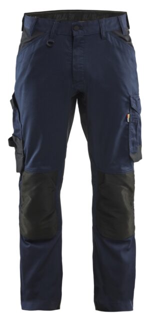 1751 Werkbroek met Stretch Donkermarine