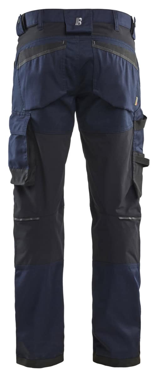 1751 Werkbroek met Stretch Donkermarine