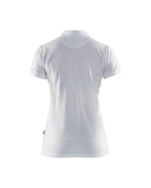 Dames poloshirt piqué Wit