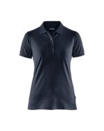 Dames poloshirt piqué Donker Marineblauw