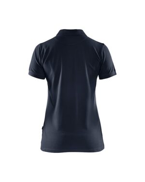 Dames poloshirt piqué Donker Marineblauw