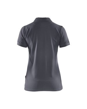 Dames poloshirt piqué Grijs