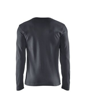 T-shirt lange mouw Donkergrijs