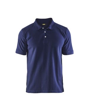 Poloshirt piqué Marineblauw