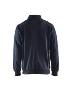 Sweatshirt lange rits Donker marineblauw