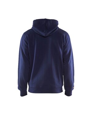 Hooded sweatshirt met rits Marineblauw