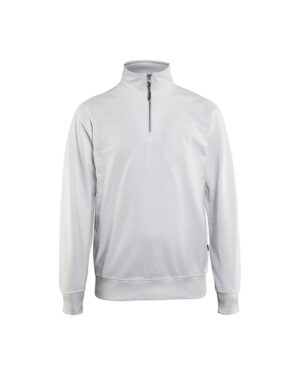 Sweatshirt met halve rits Wit