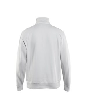 Sweatshirt met halve rits Wit