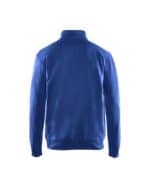 Sweatshirt met halve rits Korenblauw