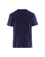 T-shirt bi-colour Marine/High Vis Geel