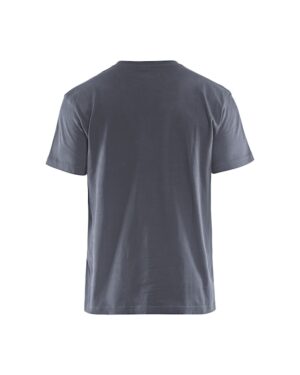 T-shirt bi-colour Grijs/Zwart