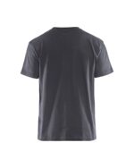 T-shirt bi-colour Medium Grijs/Zwart