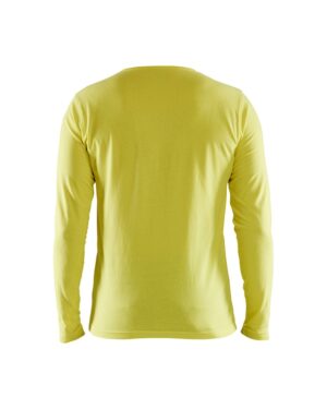 T-shirt lange mouw High Vis Geel