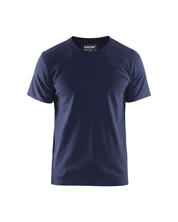 T-shirt slim fit Marineblauw