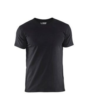 T-shirt slim fit Zwart