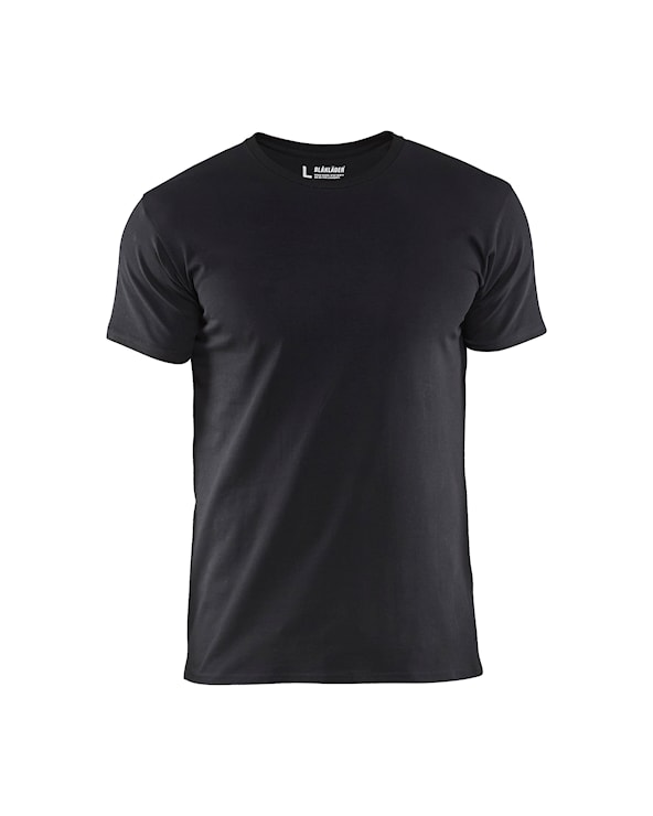 T-shirt slim fit Zwart