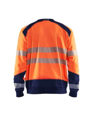 Sweatshirt High Vis High Vis Oranje/Marineblauw