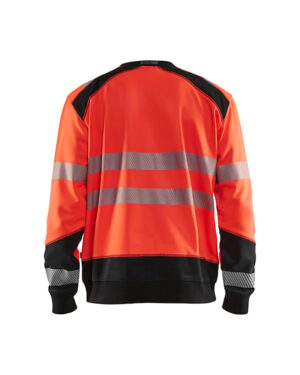 Sweatshirt High Vis High Vis Rood/Zwart