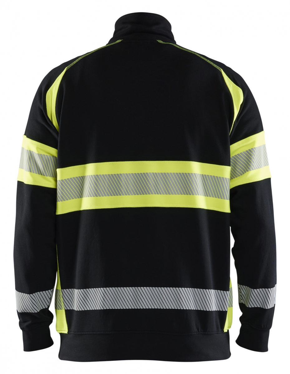 High Vis Sweater Zwart/Geel