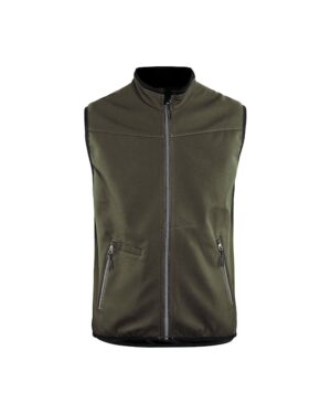 Softshell bodywarmer Groen/Zwart