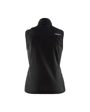 Dames softshell bodywarmer Zwart/Donkergrijs