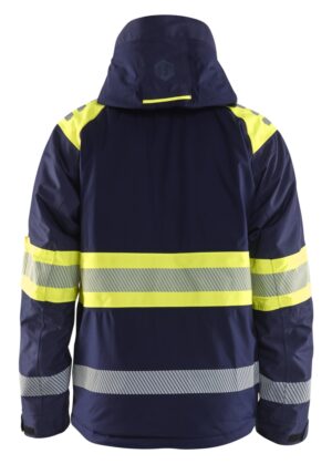 4480 Winterjas High Vis Klasse 1 Marine/Geel