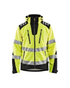 Softshell jack High Vis Geel/Zwart