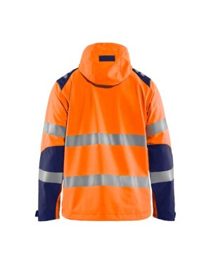 Softshell jack High Vis Oranje/Marine