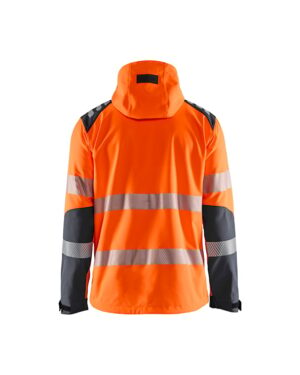 Softshell jack High Vis Oranje/Grijs