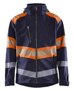 Softshell jack Marine/High Vis Oranje