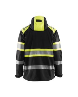 Softshell jack Zwart/High Vis Geel