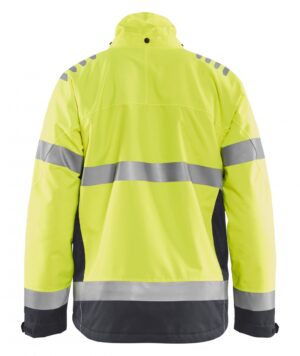 High Vis Winterjas Geel/Grijs