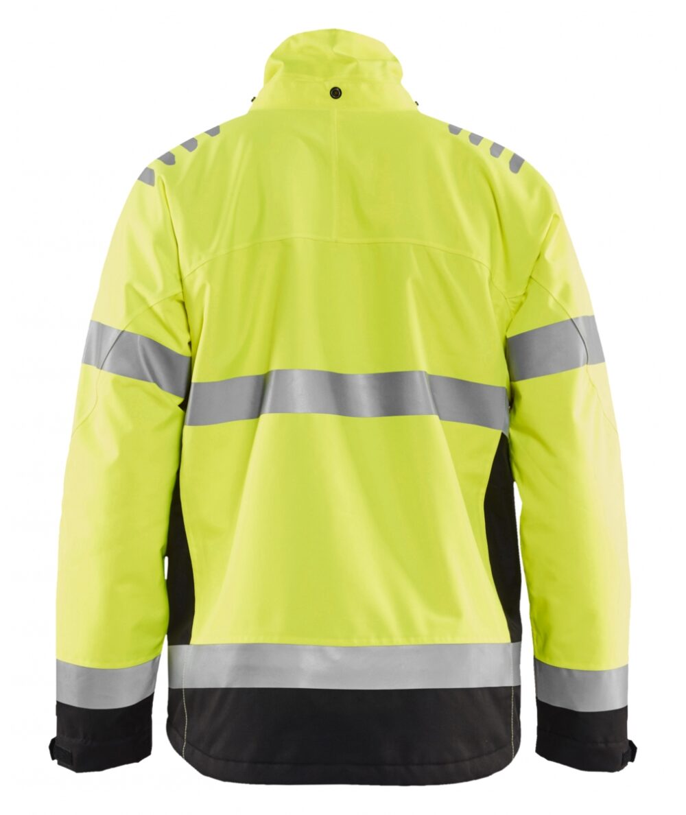 High Vis Winterjas Geel/Zwart