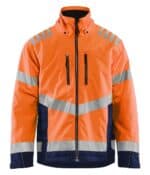 High Vis Winterjas Oranje/Marineblauw