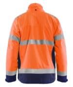 High Vis Winterjas Oranje/Marineblauw