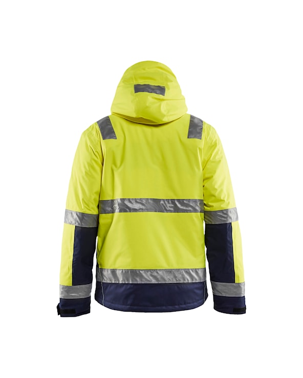 Winterjas High Vis High Vis Geel/Marineblauw