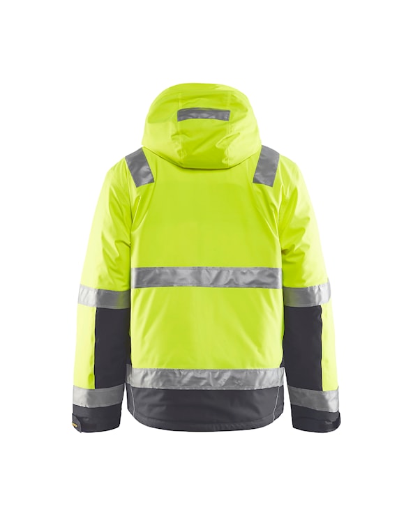 Winterjas High Vis HIgh Vis Geel/Medium Grijs