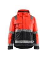 Winterjas High Vis High Vis Rood/Zwart