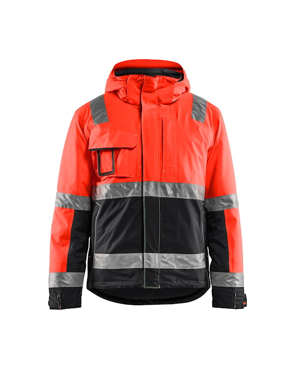 Winterjas High Vis High Vis Rood/Zwart