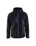 Softshell Jack Zwart/Korenblauw