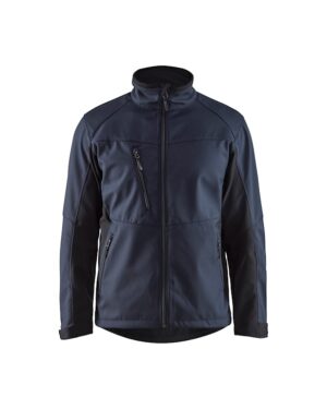 Softshell Jack Donker marineblauw/Zwart