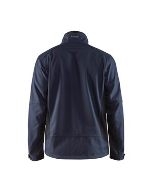 Softshell Jack Donker marineblauw/Zwart