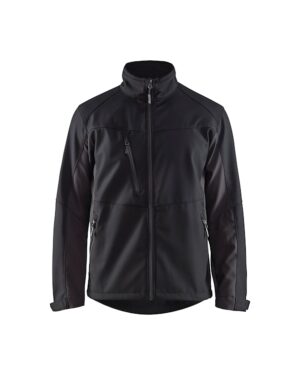 Softshell Jack Zwart/Donkergrijs