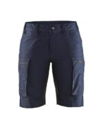 7149 Dames Werkshort met Stretch Donkermarine/Zwart